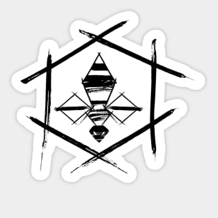 Bee Violent Sticker